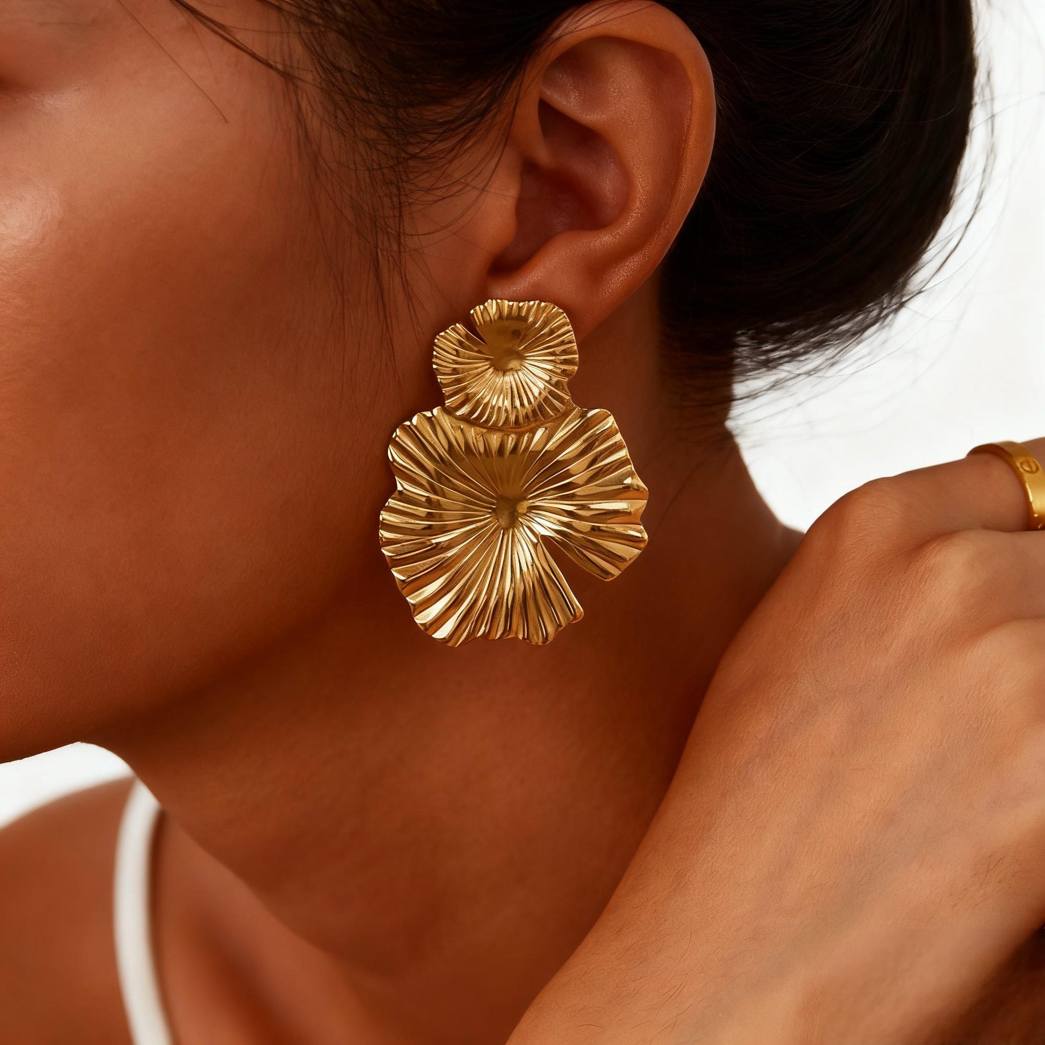 Brinco de luxo leve #35