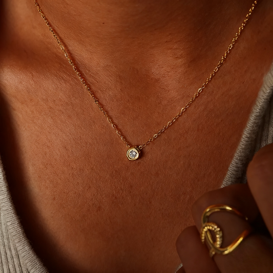 Colar banhado a ouro #49