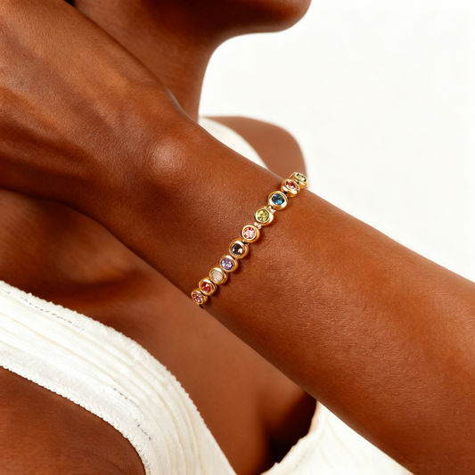 Pulseira banhada a ouro #54
