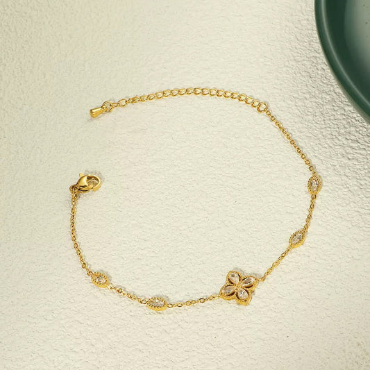 pulseira banhada a ouro #14