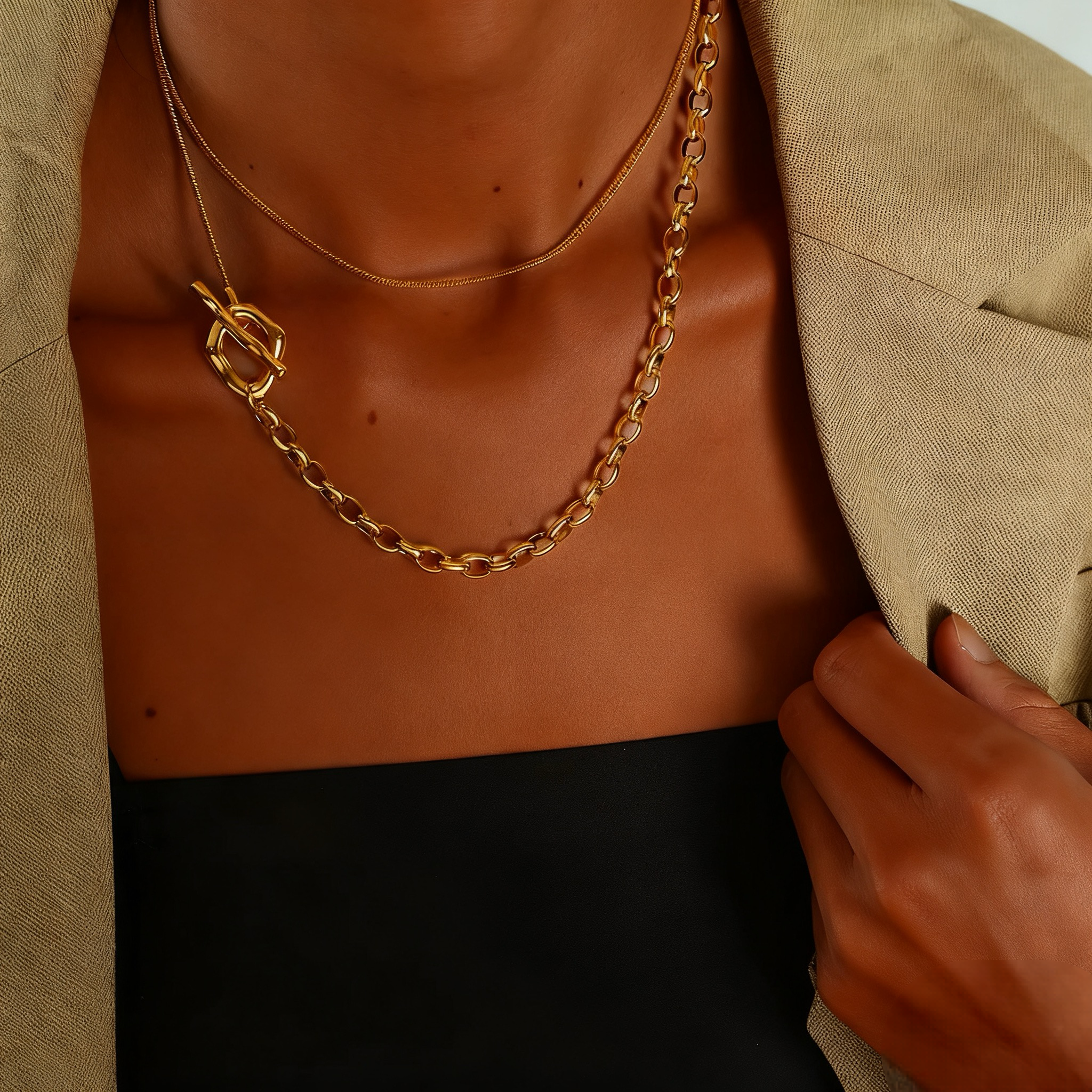 Colar banhado 18k #04