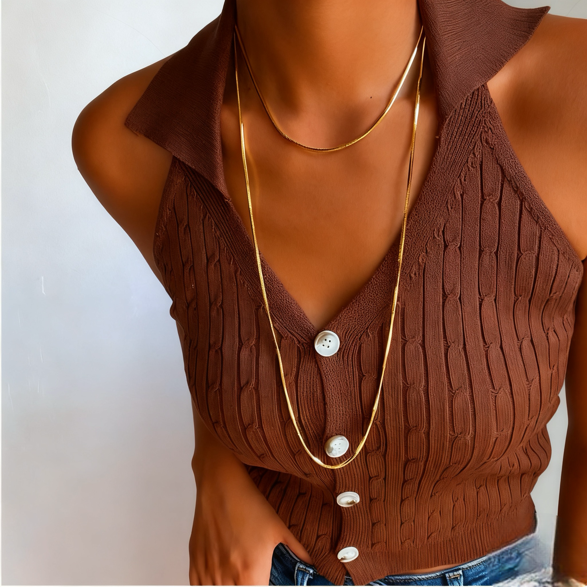 Colar banhado 18k #40