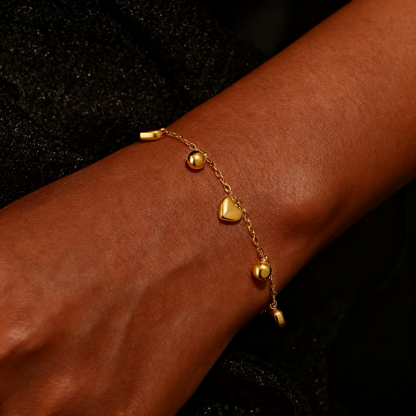 pulseira banhada a ouro #40