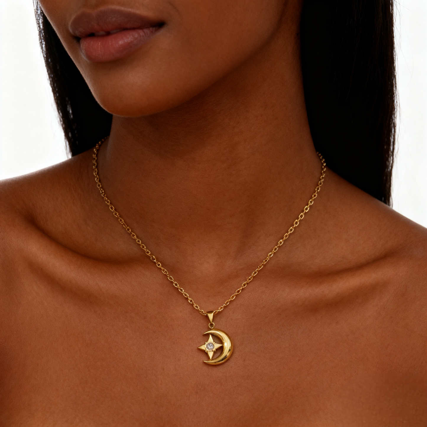 Colar banhado a ouro #20