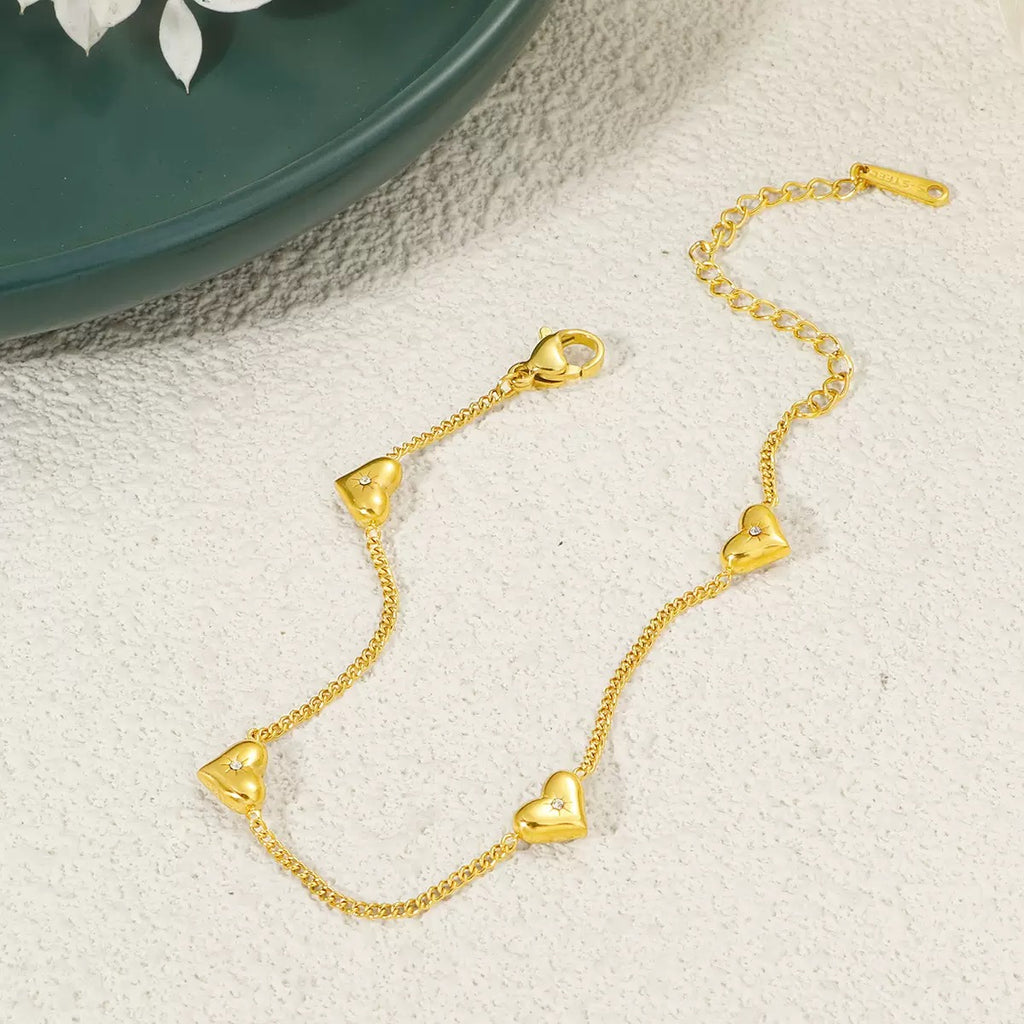 Pulseira banhada a ouro #02