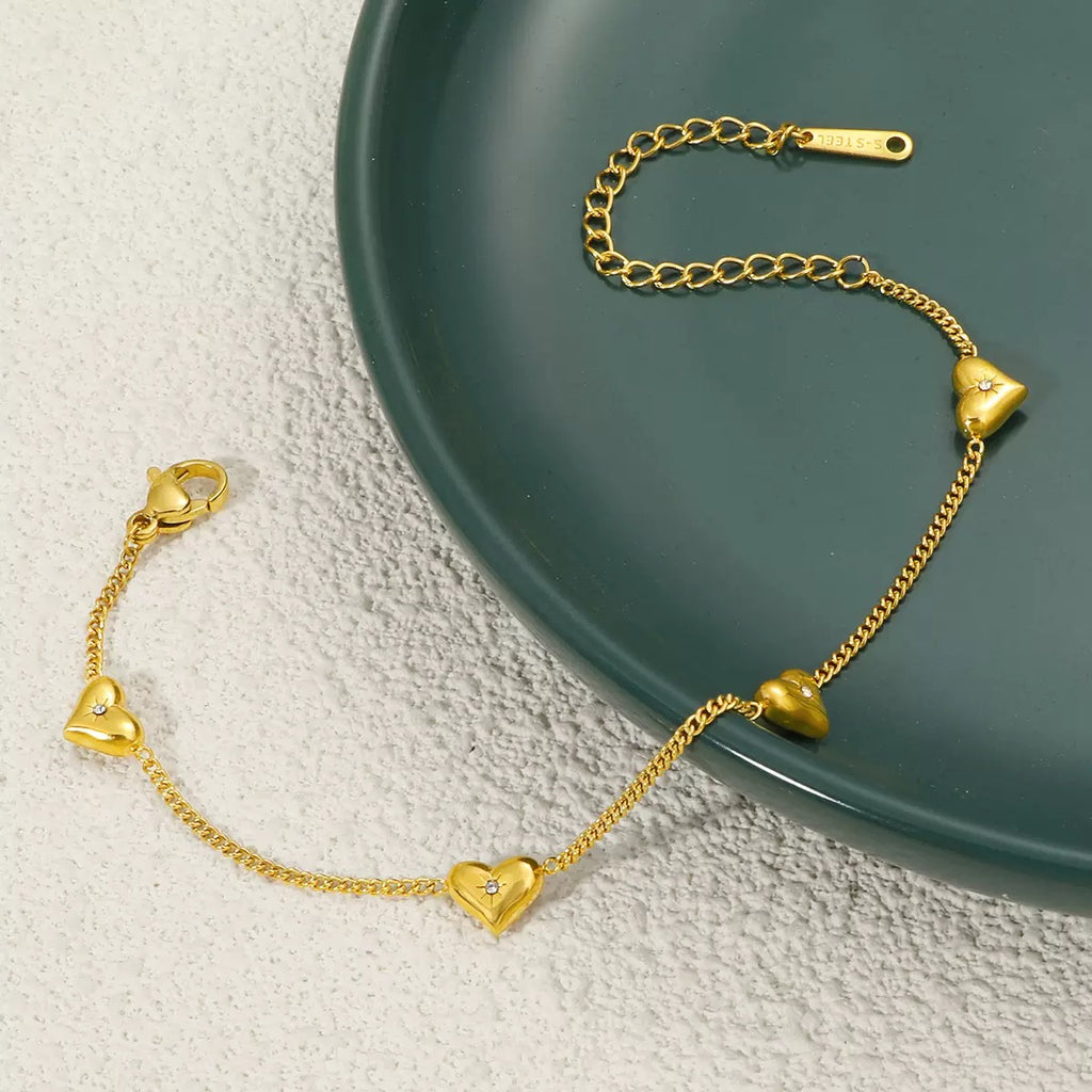 Pulseira banhada a ouro #02