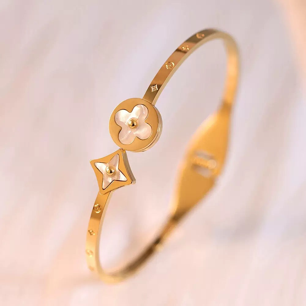 pulseira banhada a ouro #66
