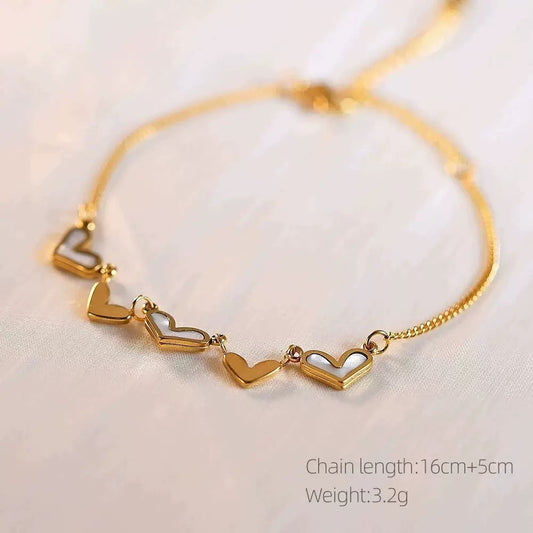 pulseira banhada a ouro #63