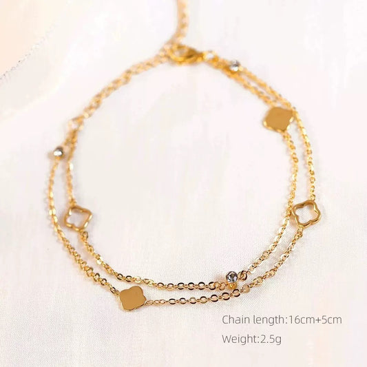 pulseira banhada a ouro #62