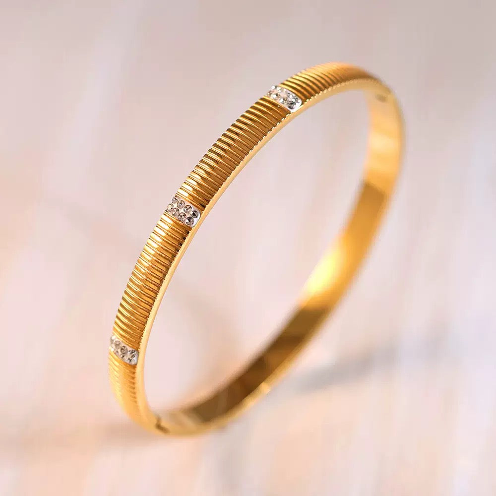 pulseira banhada a ouro #01