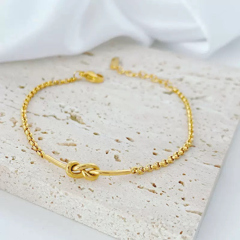 Pulseira banhada a ouro #57