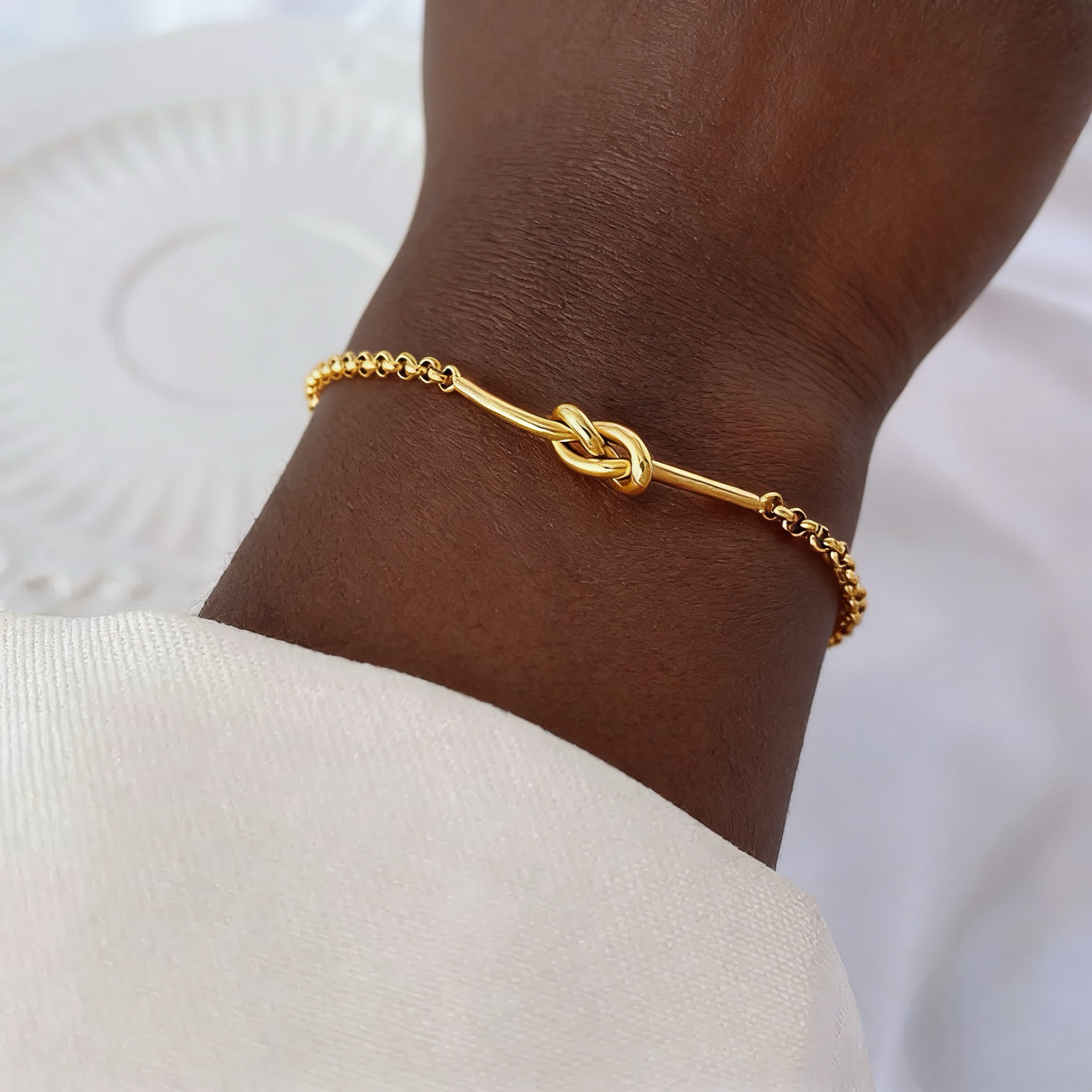 Pulseira banhada a ouro #57