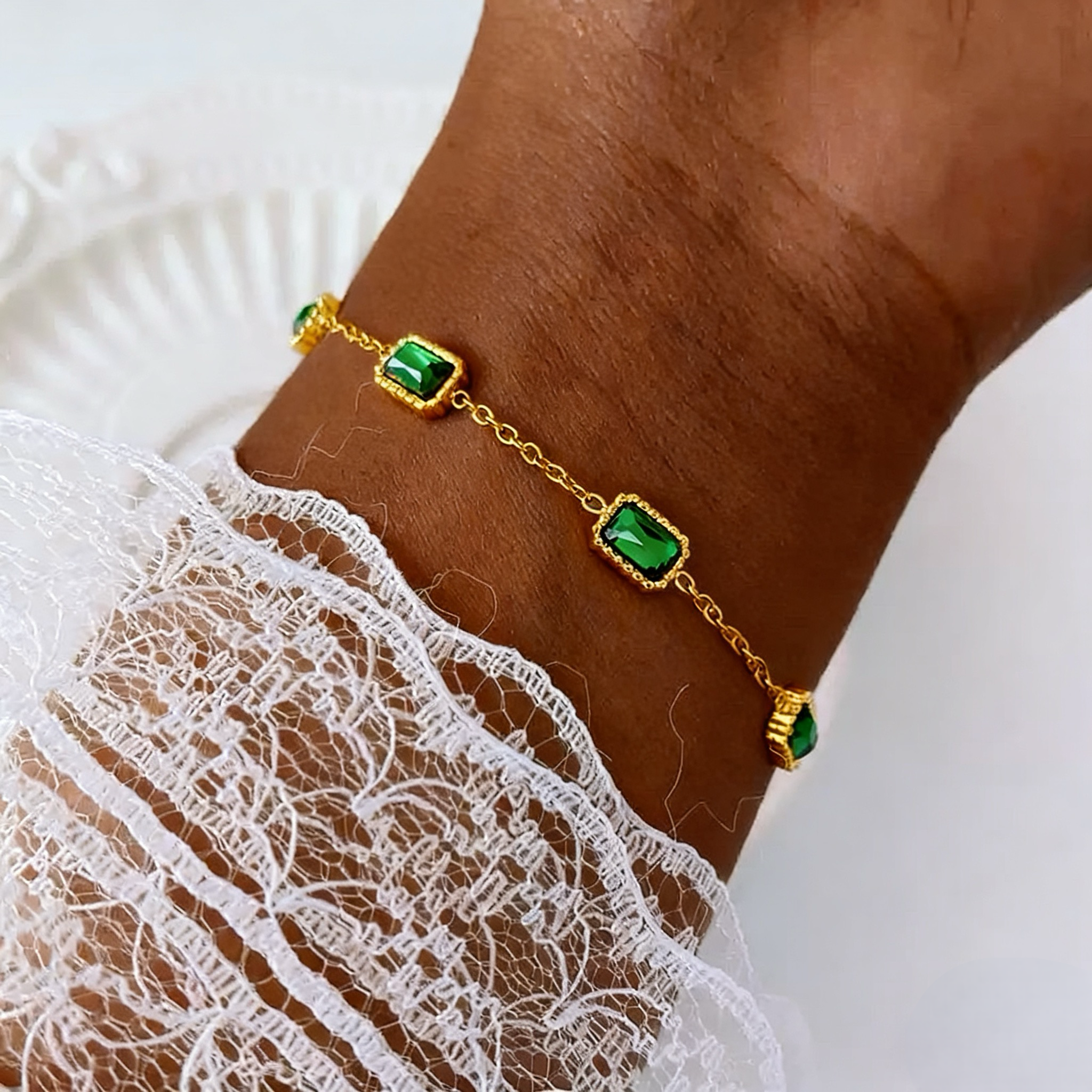 pulseira banhada a ouro #04