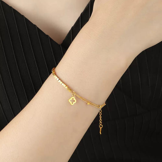 pulseira banhada a ouro #27