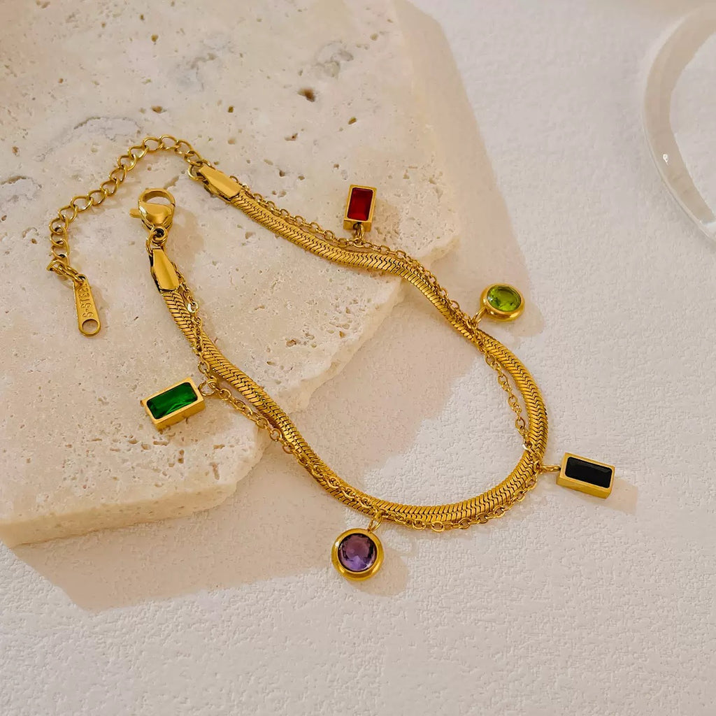 pulseira banhada a ouro #02