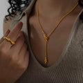 Colar banhado a ouro #35
