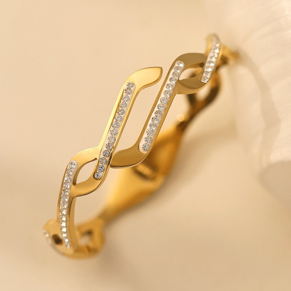 pulseira banhada a ouro #42