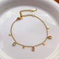 pulseira banhada a ouro #48