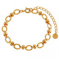 pulseira banhada a ouro #63