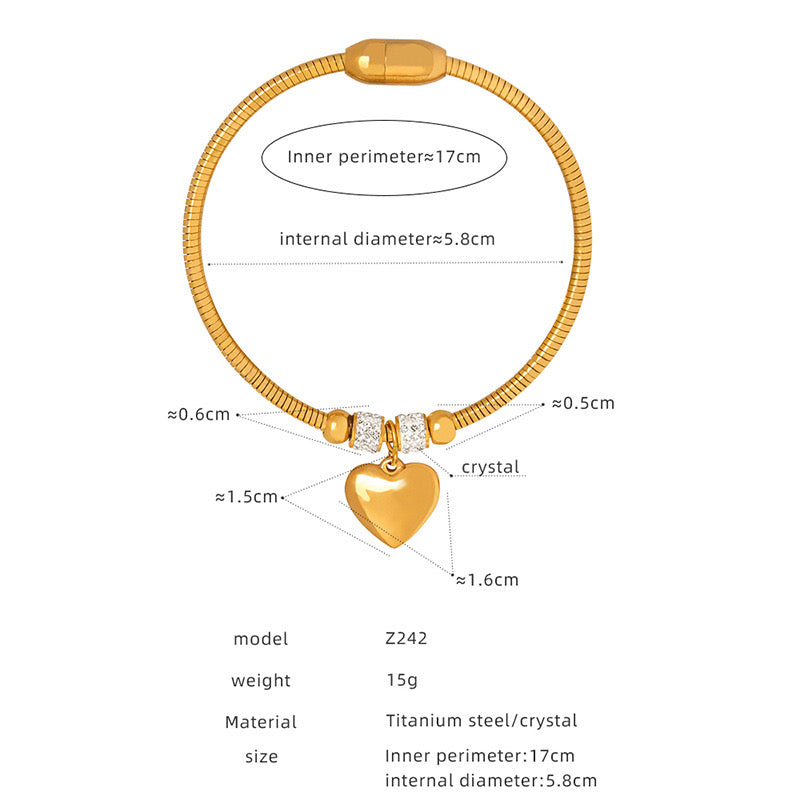 pulseira banhada a ouro #62