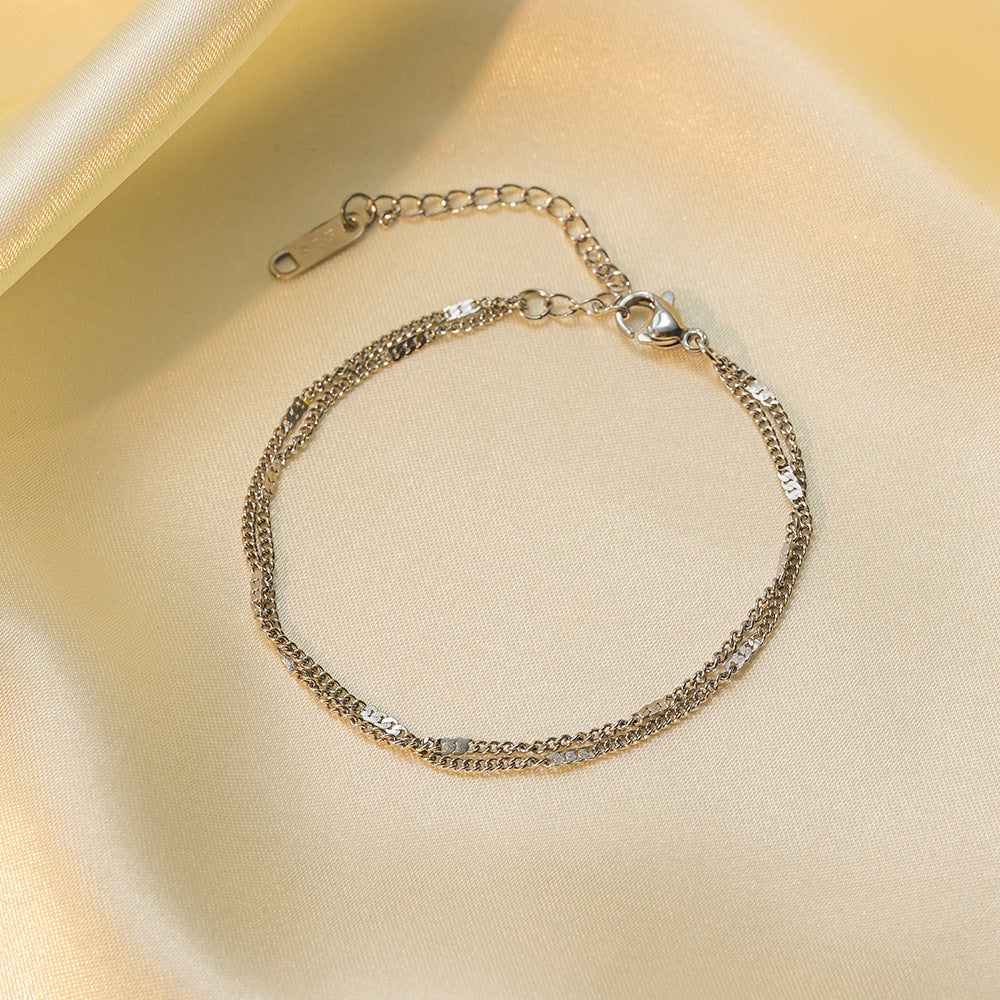 pulseira banhada a ouro #46