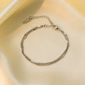 pulseira banhada a ouro #46