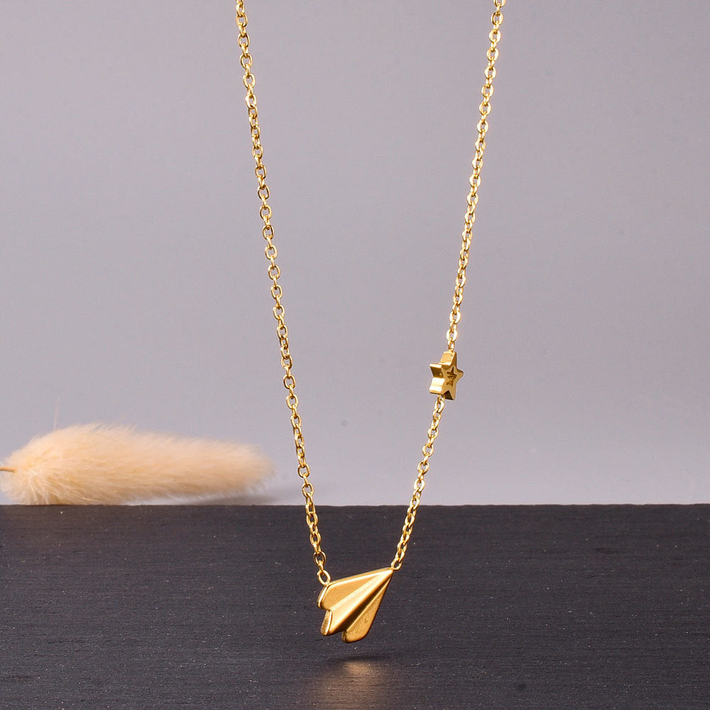 Gold plated necklace#03