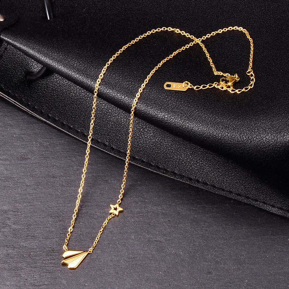 Gold plated necklace#03