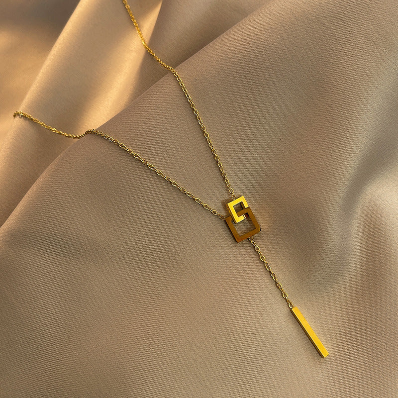 Gold plated necklace #25