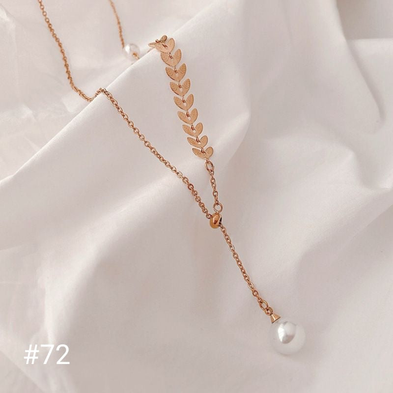 Gold plated necklace #72