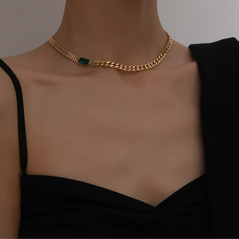 Gold plated necklace #73