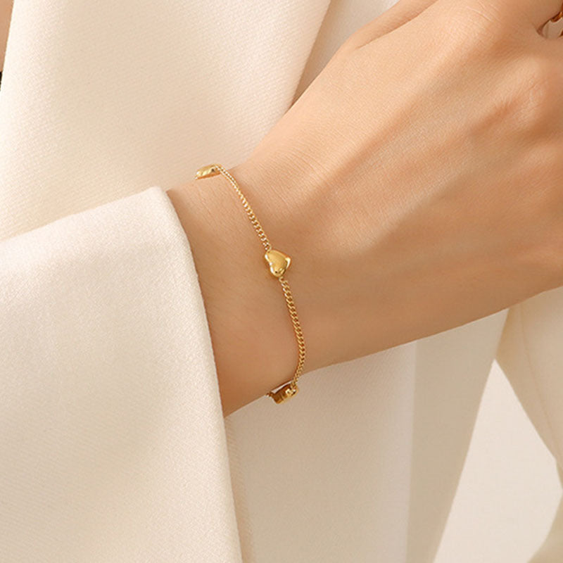 gold plated bracelet #64