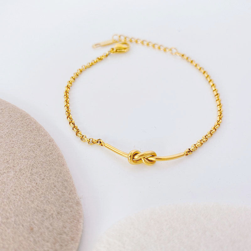 gold plated bracelet #04