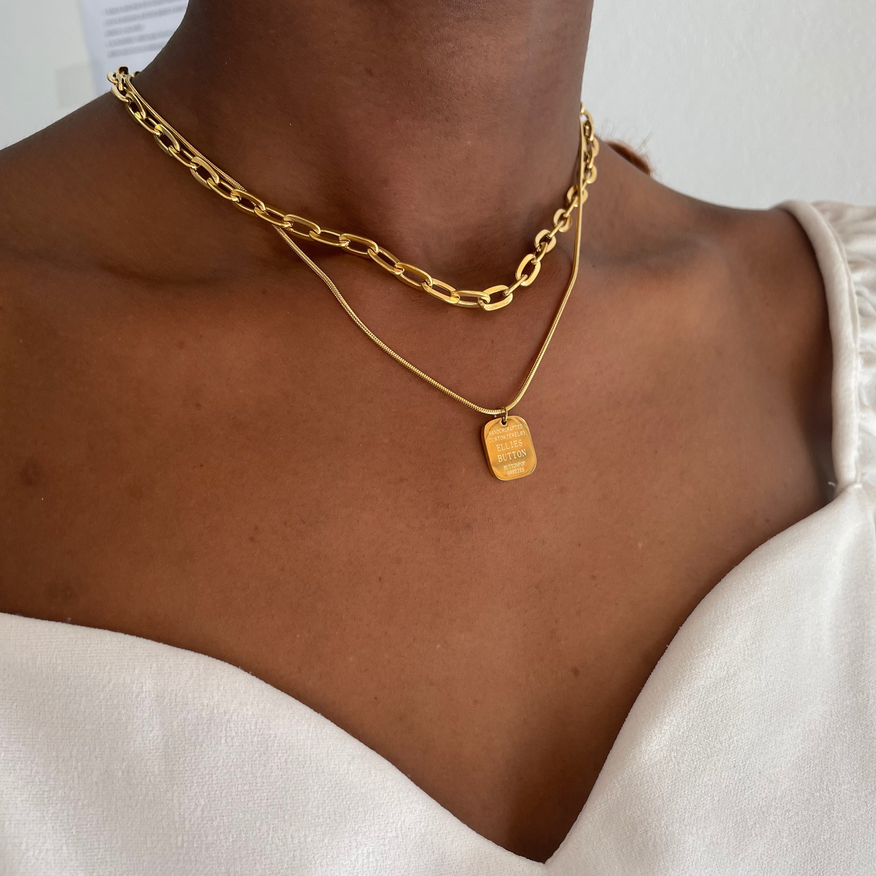 Colar banhado 18k #05