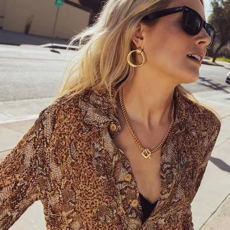 Colar banhado 18k #49