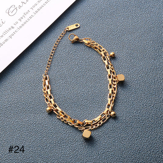 gold plated bracelet #24