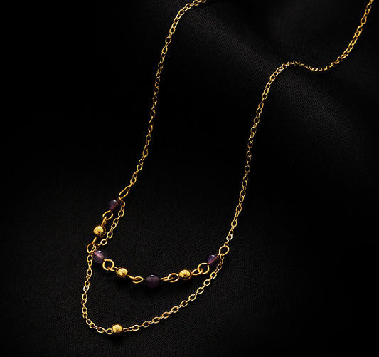 18k #36 plated necklace