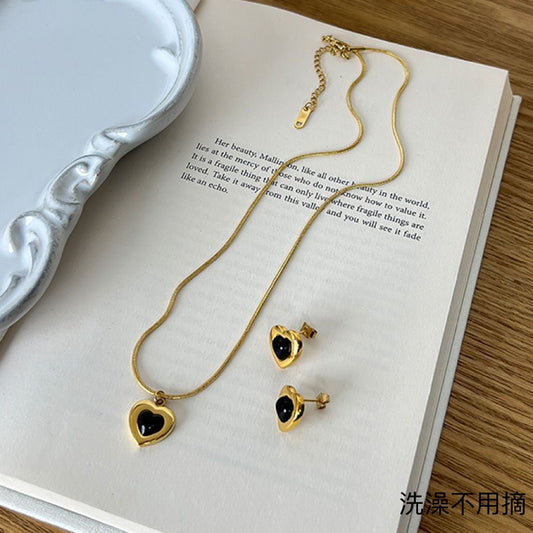 Earring and necklace set #02