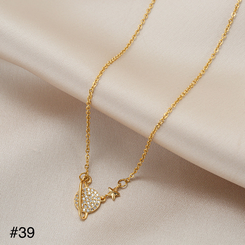 Gold plated necklace #39