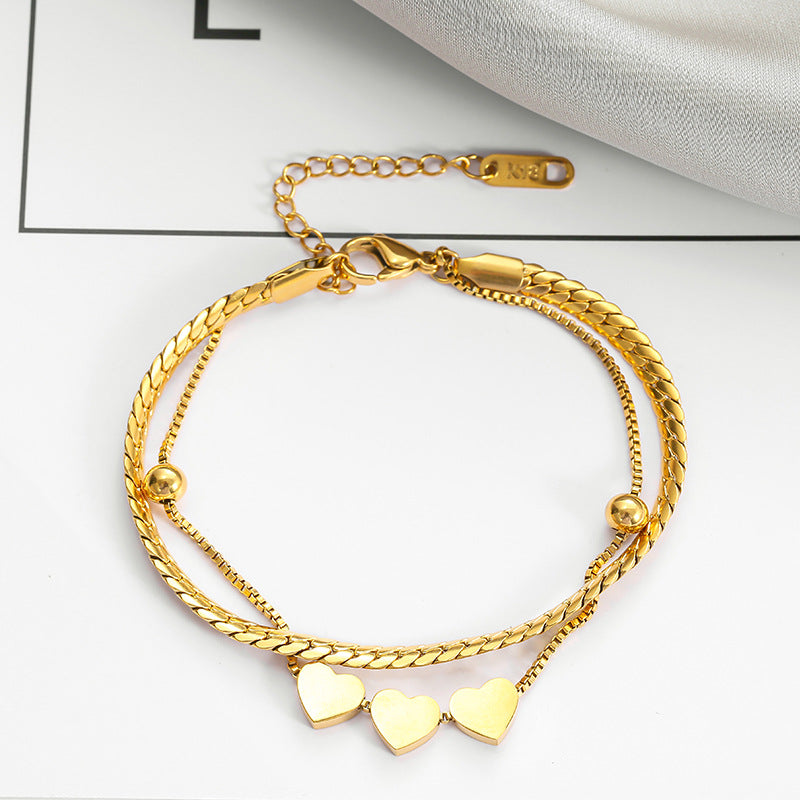 gold plated bracelet #19