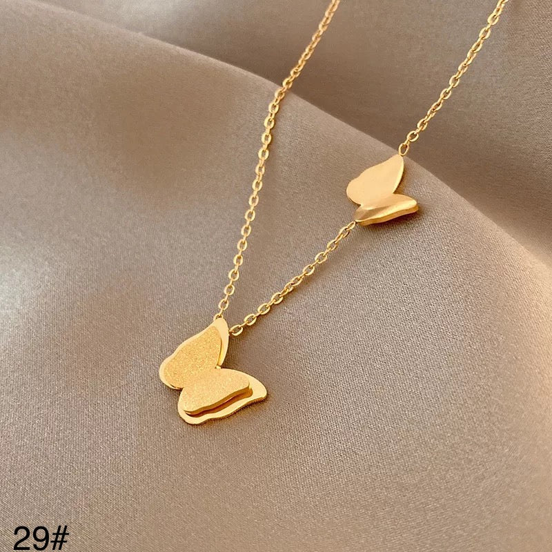 Gold plated necklace #29