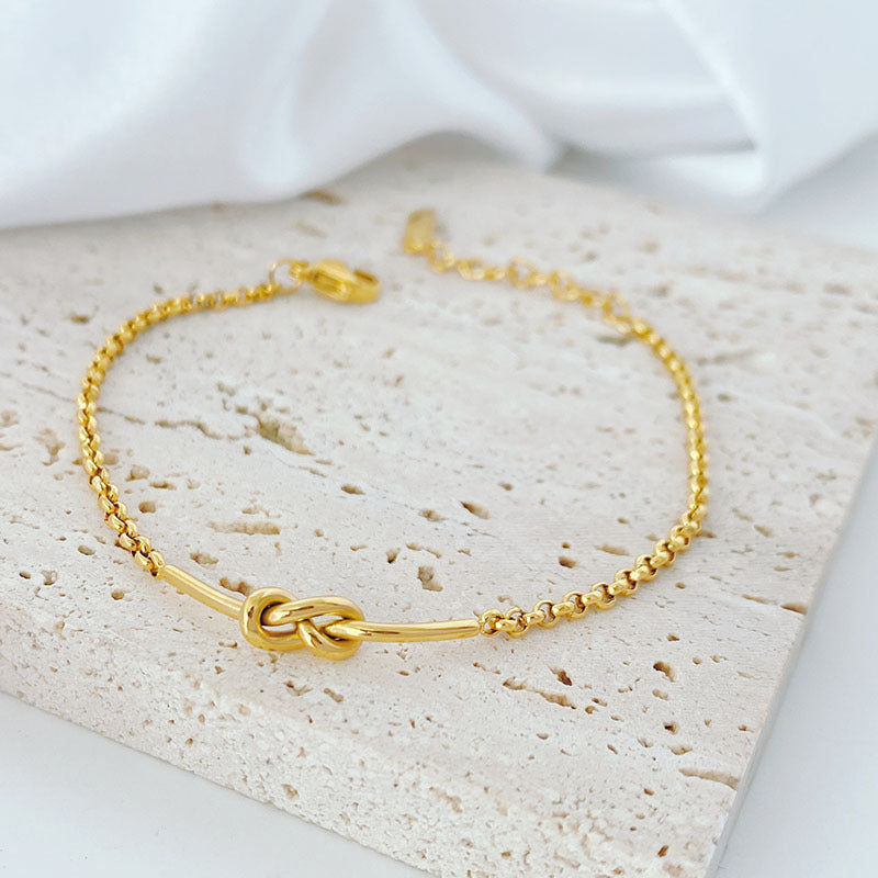 gold plated bracelet #04