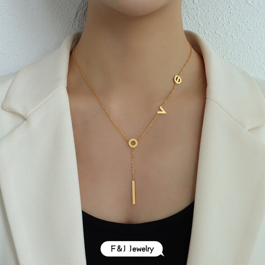 Light luxury necklace #26