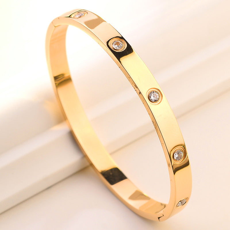 gold plated bracelet #33